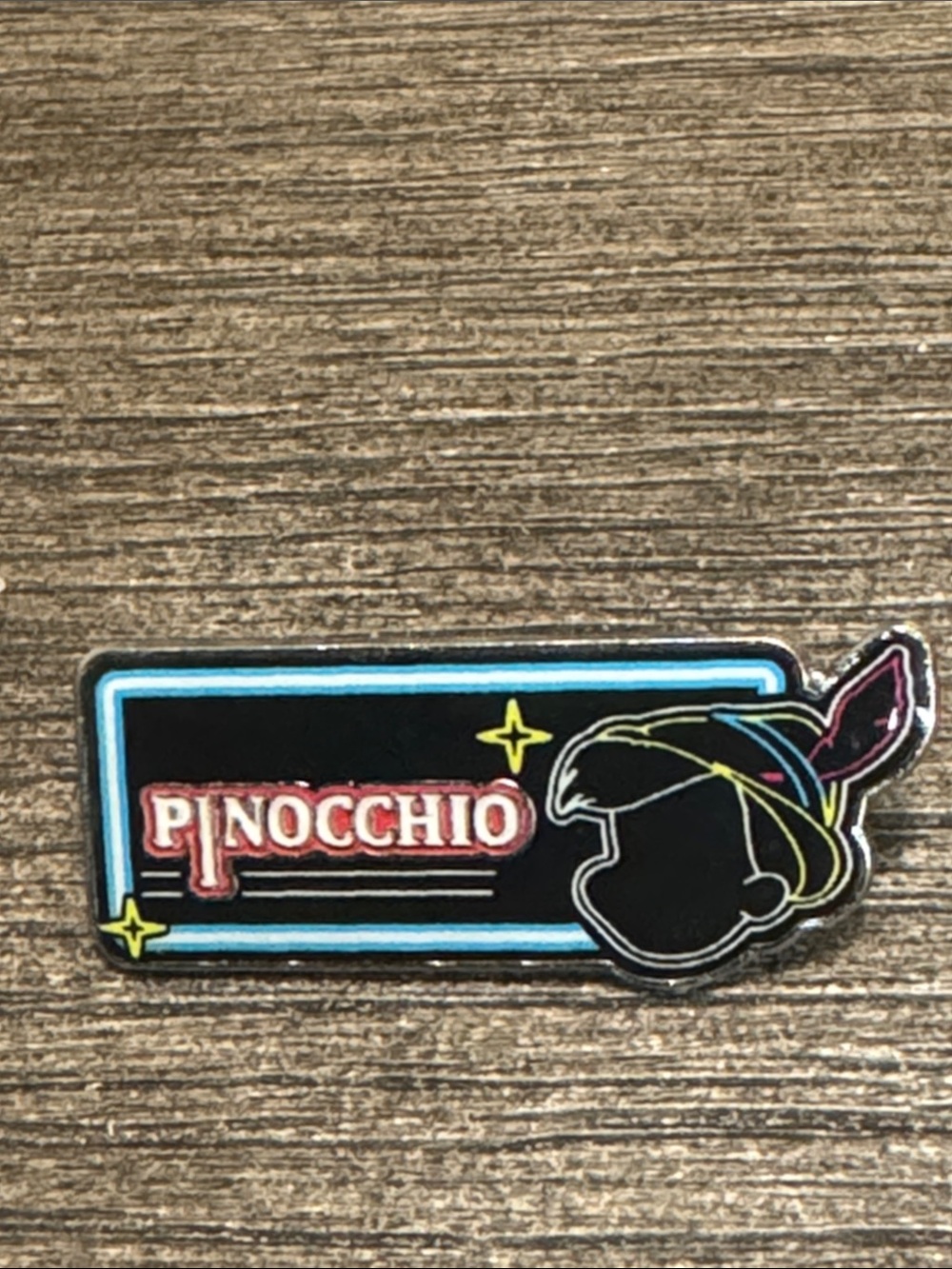 5/$25 Disney Pinocchio Neon Sign Pin
